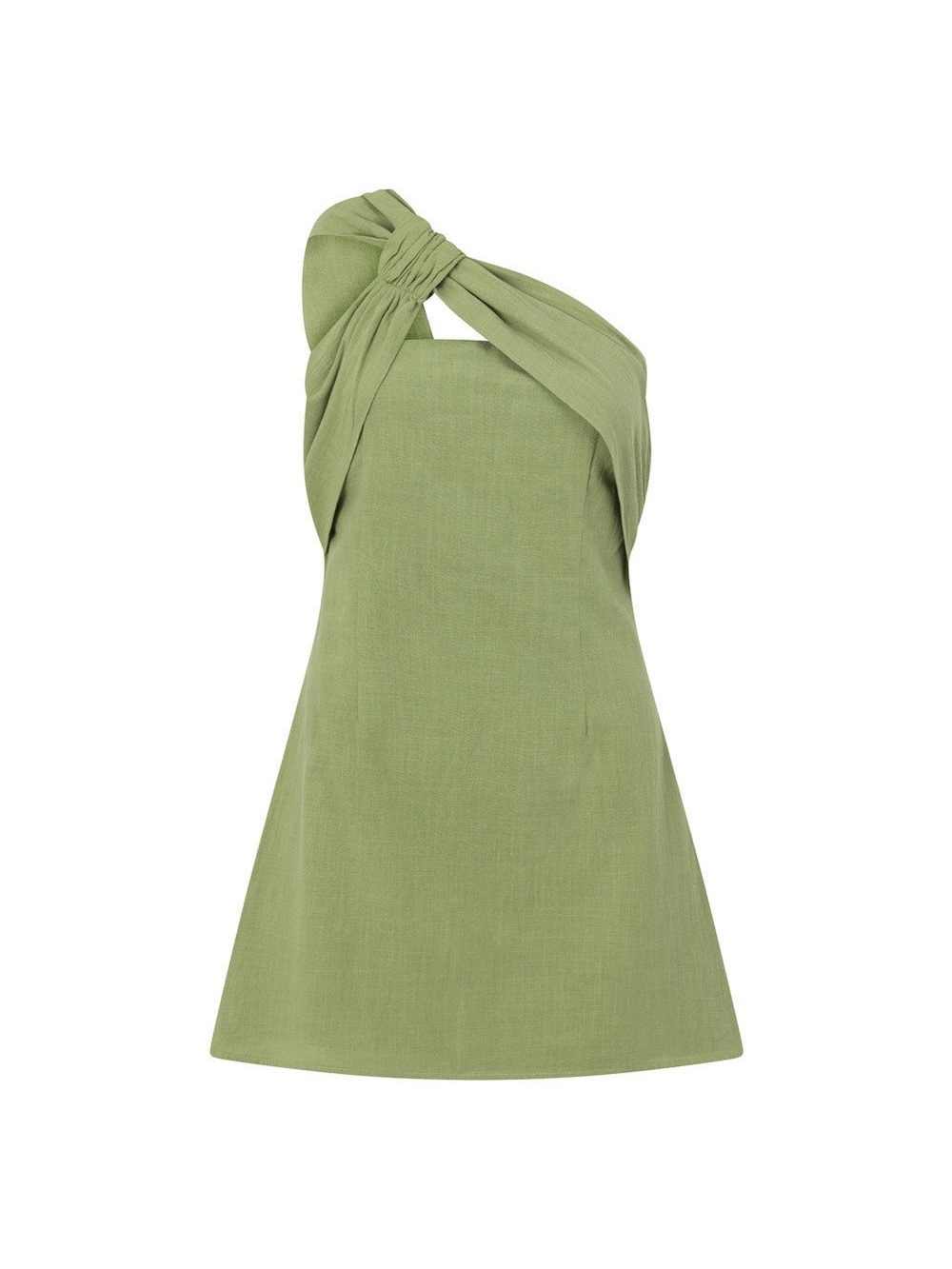 Sabo Twisted One-Shoulder “The Dimmi” Mini Dress size 14